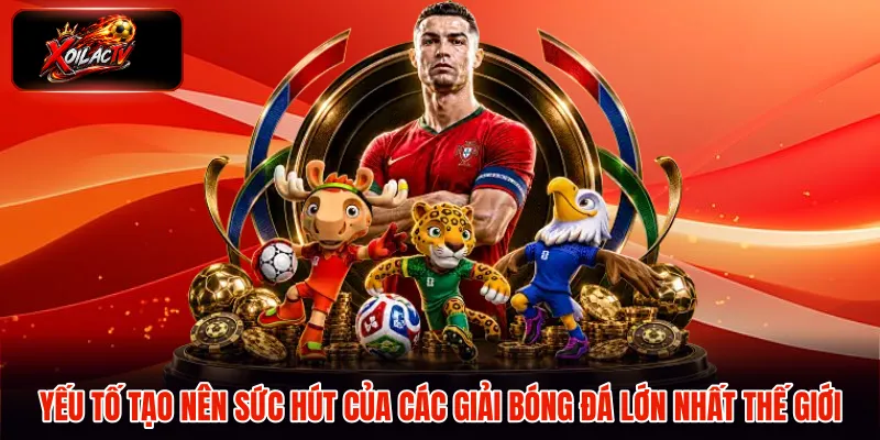 Yếu tố tạo nên sức hút của các giải bóng đá lớn nhất thế giới